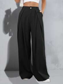 Auralis Pantalones anchos informales para mujer de talla grande, pantalones sueltos y cómodos de verano, para mujeres en el verano Abaya Rave