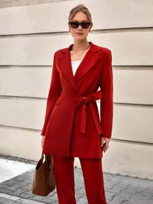 CLARA VERO 2 piezas Chaqueta blazer y pantalones oversize