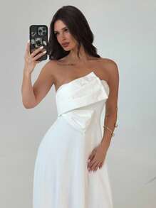 Firerie 女士长裙，毕业礼服，女士教师服装，教师礼服 - 白色 - 查看 2