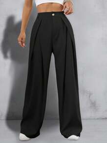 Auralis Pantalones anchos informales para mujer de talla grande, pantalones sueltos y cómodos de verano, para mujeres en el verano Abaya Rave