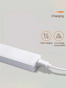 1 Stück/2 Stücke LED kabellose Bewegungsmelder Schrank Beleuchtung, magnetische USB wiederaufladbare Nachtlicht (10/20/30/50 cm), Beleuchtung für Küche, Schlafzimmer, Schrank, Schrank, Treppen, Flur (Bitte sehen Sie sich das Video für eine Installationsanleitung an)