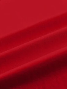 Black Adam X SHEIN Camiseta de manga corta con cuello redondo con diseño gráfico de letras y números para hombre - Blanco - Ver 7