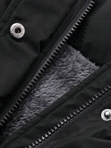 Dazy Kids 少女蝴蝶结刺绣拉链冬季棉服连帽夹克