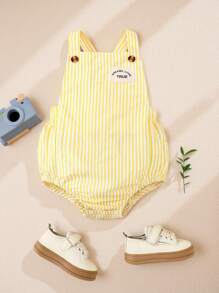 Souflis Souflis Bodys de niño bebé con diseño de letras y rayas