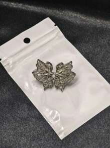 SHEIN 1pc Adjustable Butterfly Waistband Button, Detachable And Seamless, Ideal For Altering Waist Size On Jeans, No Need For Sewing Or Nailing – Waist Tool,Adjustable Butterfly Waistband Button, Detachable And Seamless, Ideal For Altering Waist Size On Jeans, No Need For Sewing Or Nailing – Waist Tool