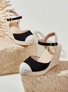 Styleloop Women's Vacation Casual Fashionable Thick Sole Wedge Shoes