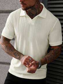 Manfinity Homme 夏季大码男士休闲纯色短袖 Polo 衫