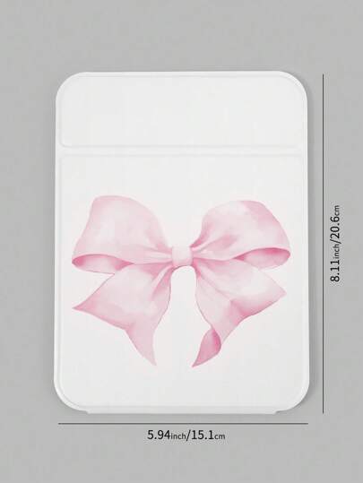 Kawaii Cute Pink Bow Foldable Vanity Makeup Mirror, Suitable For Makeup, Home Use And Gift Giving