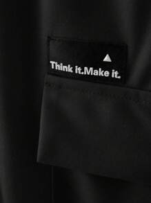 Manfinity Homme Áo thun nam rộng rãi, quần short lưng thun co giãn, hai mảnh, đơn giản, không khí mùa xuân và mùa hè, 100 màu tương phản, thiết kế nhãn nhỏ, điểm nhấn - Nhiều màu - Xem 6