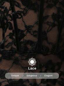 NU&NOW 大码女士性感蕾丝镂空弹力休闲针织上衣，时尚优雅，舒适百搭，适合春夏穿着，适合年轻女士，可叠穿或单穿。