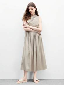 CUCCOO BIZCHIC 女士时尚休闲凉鞋，春夏新款罗马平底系带女士沙滩拖鞋 - 淺粉色 - 查看 10