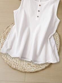 EMERY ROSE 女款純色簡約日常無袖背心