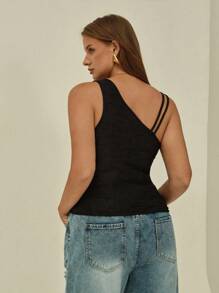 Auralis Plus Size Easter Women's Clothing New Fashion Casual Country Concert Clothing Bodycon Knitted Country Concert Tops - Black - View 2