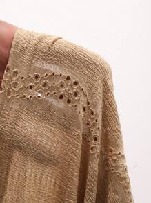 DAZY Solid Ruffle Trim Tee,Crop Tops Women