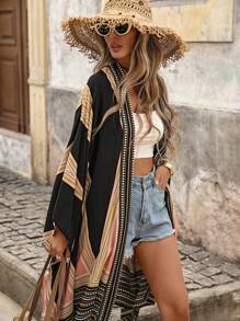 Brillora Geo Print Kimono