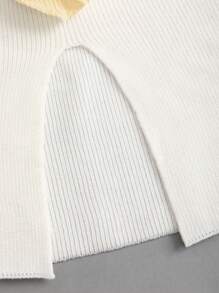 Sweetra Damen einfarbiges, einfaches gestricktes Top mit Trägern für den täglichen Gebrauch, Y2K Weihnachtsferien Party Top