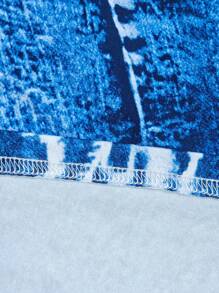 BamGleam Bộ đồ liền thân bó sát với hiệu ứng denim dành cho nữ, bộ đồ liền thân dệt kim không tay thời trang - Nhiều màu - Xem 7