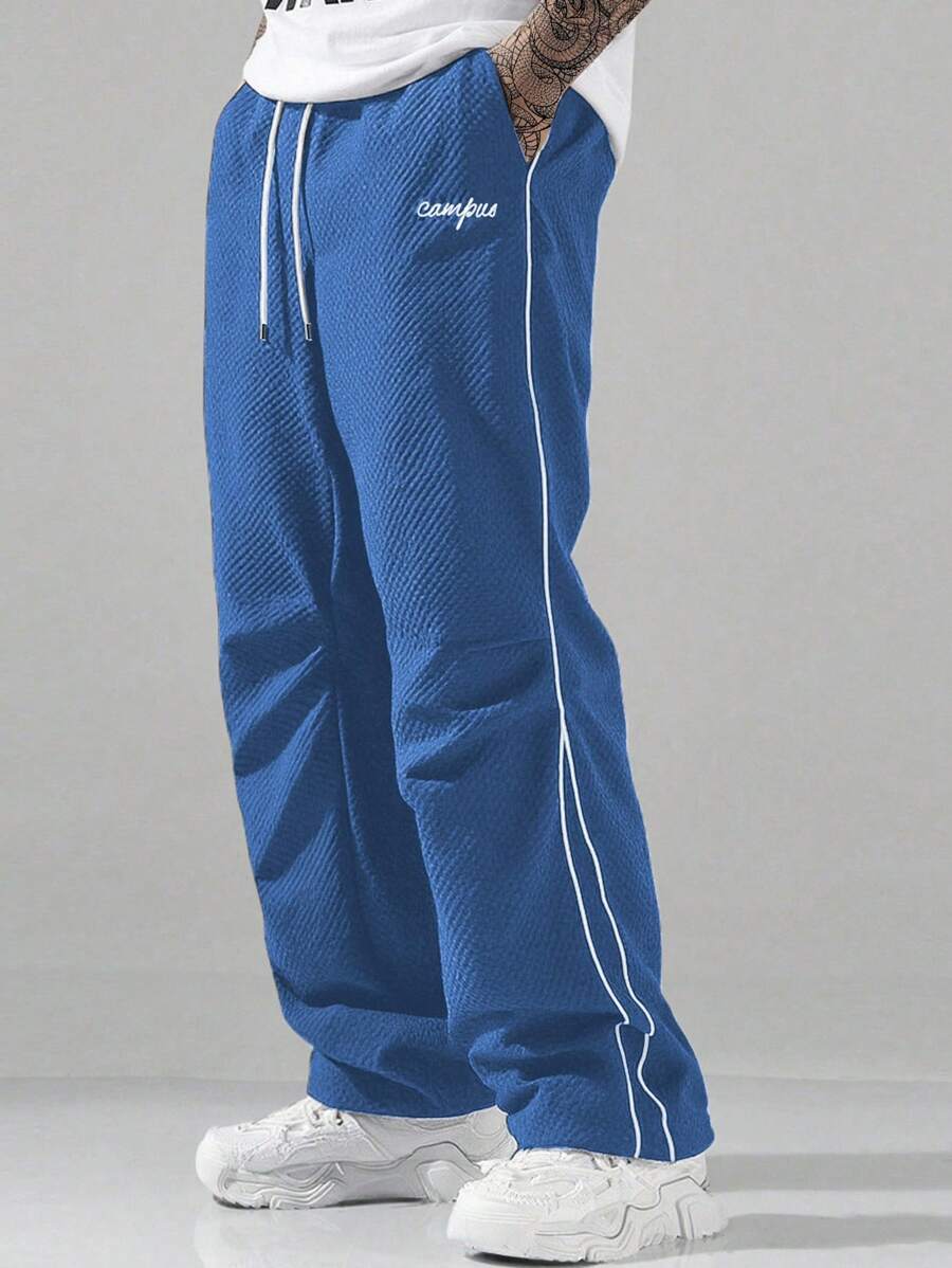 Manfinity EZcore 男士户外舒适休闲宽松阔腿抽绳裤，秋季