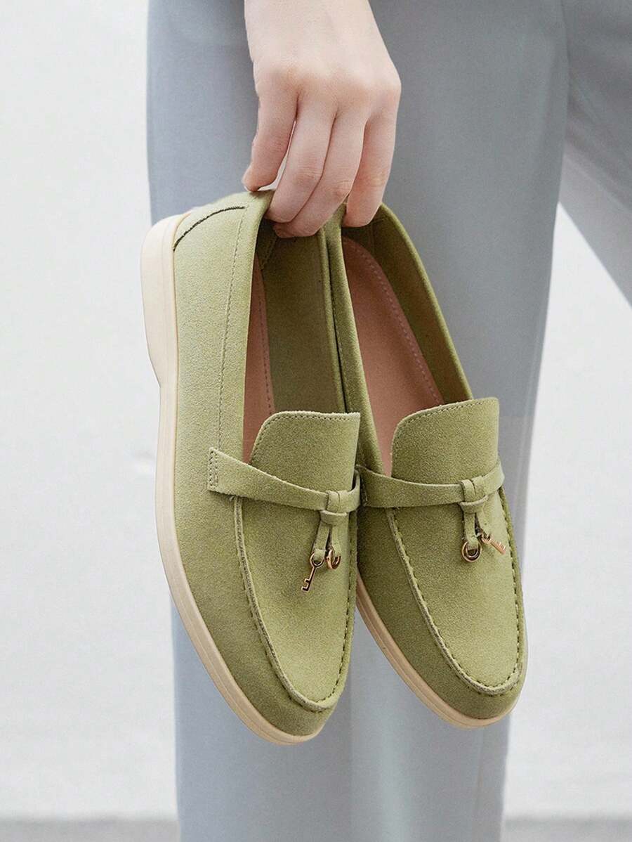 CUCCOO BIZCHIC Women's Casual Commuting Comfortable Single Strap Slip-On Shoes For Daily Wear