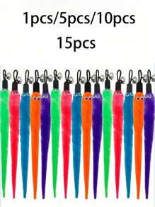 Magic Caterpillar Cat Toy With Eyes – Fun Interactive Pet Toy For Kittens & Cats - Multicolor - View 8