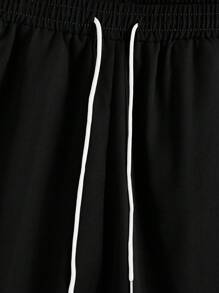 Manfinity Homme 男士夏季休闲字母刺绣短袖T恤和短裤套装街头潮流男士服装男士服装户外服装丈夫和男朋友送给朋友的礼物街头潮流、旅行、日常穿着 - 彩色 - 查看 5