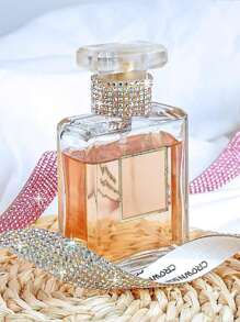 1pc Silver Self-Adhesive Crystal Rhinestone Strip Diy Hot Melt Glue Backing Iron-On Rhinestone Strip - Silver - View 6