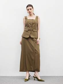 CUCCOO BIZCHIC Scarpe con tacco alto a punta retrò stile cinese, tacco basso chunky, eleganti e semplici, adatte per l'ufficio, appuntamenti e occasioni formali