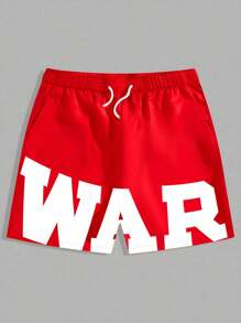 Coolane Kids Tween Boys 春夏街头服饰图案白色毛衣短裤