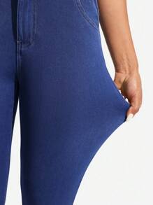 SHEIN Essnce Women's Casual Stretch Skinny Fit Jeans