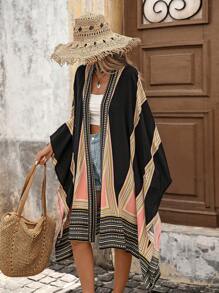 Brillora Geo Print Kimono