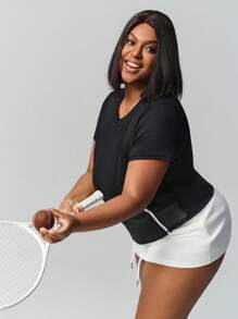 Easithlete 全新女式加大码百搭休闲运动跑步健身T恤