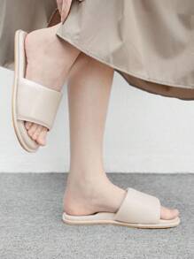 CUCCOO BIZCHIC 女士时尚休闲凉鞋，春夏新款罗马平底系带女士沙滩拖鞋 - 淺粉色 - 查看 4