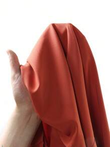 Manfinity Homme 男士休闲纯色短袖衬衫，适合夏季日常户外穿着 - 亮橙色 - 查看 6