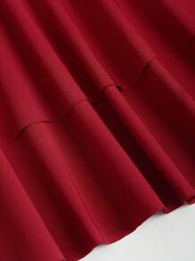 Sweetra 全新螺旋金色珠宝设计女式收腰喇叭下摆迷你连衣裙