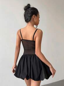 Aloruh 女式简约时尚休闲日常迷你连衣裙