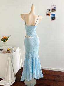 Soleia 女士日常两件套服装 - 藍色 - 查看 2