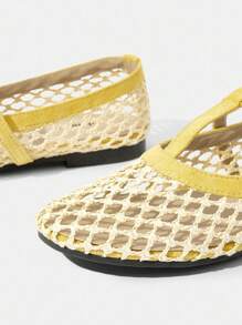 Styleloop Women's Woven Rope Platform & Wedge Sandals, Boho Style, Retro American, Bohemian, Western Music Festival, Party Outfit, Thick Sole Shoes