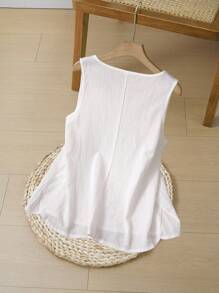 EMERY ROSE 女款純色簡約日常無袖背心