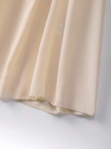 SHEIN Clasi Vestido midi de mujer de talla grande, de unicolor, diseño con botones en el cuello, sin mangas, de cintura alta y estilo vintage