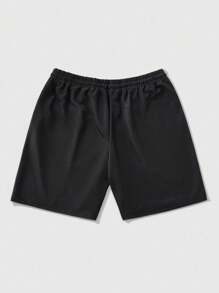 ROMWE MEN Goth 哥特风骷髅印花短裤：释放你的叛逆街头风，万圣节 - 彩色 - 查看 2