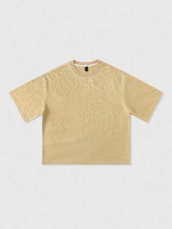 Street Life Camiseta suelta de hombre con diamante degradado brillante y brillante