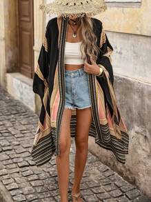 Brillora Geo Print Kimono