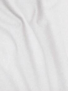 Manfinity Dauomo Men's Solid Color Round Neck Short Sleeve Casual T-Shirt