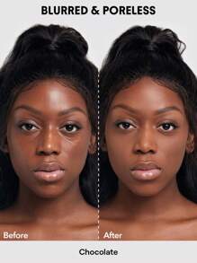 SHEGLAM 烘焙光澤定妝粉-巧克力控油蜜粉半透明無毛孔無瑕撫平細紋光澤粉粉 品牌 美容 化妝 化妝品 適合女性與女孩 完美搭配冬季 Y2K 時尚 流行 生日禮物 假期 派對準備就緒 最佳顏色 - Chocolate - 查看 2