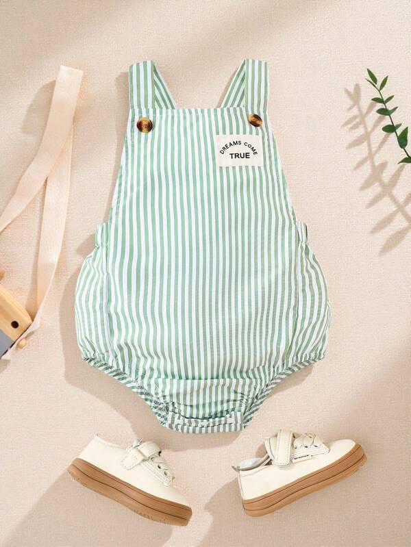 Souflis Souflis Body a rayas para bebé niño, diseño de moda minimalista adecuado para camiseta de verano