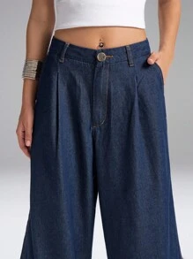 LYSMO 女士舞会/正式场合/度假/可爱/西部风/商务 休闲/优雅/生日/外出/夜店/办公室/节日/锐舞派对/工作服/优雅/乡村音乐会/早午餐/邮轮/复古/机场/端庄/教堂/童话/下午茶/千禧一代/街头风/2000年代/迪斯科/春假/毕业典礼/婚礼宾客/鸡尾酒会/复古/修身/度假/蓝色修身牛仔裤/金属色/宽松/拖地/休闲 - 中等水洗藍 - 查看 6