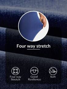 SHEIN Essnce Women's Casual Stretch Skinny Fit Jeans