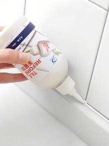 1pc Household DIY Tile Grout, Waterproof And Anti-Mould Filling Sealer For Tiles, Wall & Floor Tile Joint Repair Filling Agent