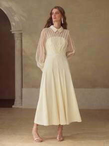 MOTF PREMIUM ROCHIE TRANSPARENTĂ DIN PLASĂ CONTRASTANTĂ