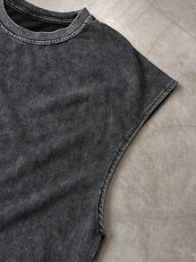 Manfinity EMRG 男士夏季休闲水洗复古背心 - 彩色 - 查看 5